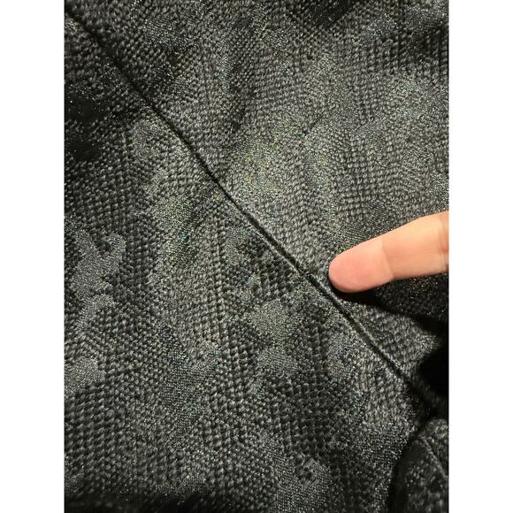 Karl Lagerfeld Paris Tweed Shift Dress Bow Lace Wool Sz 10 Lined Black MSRP $149 - Picture 10 of 15